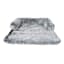 Grey Faux Fur Pet Couch Sofa, Extra Large