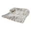 Brown Faux Fur Pet Couch Sofa, Extra Large