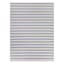 (E489) Honeybloom Anna Blue Striped Outdoor Area Rug, 5x7