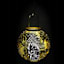 Found & Fable Gold Metal Outdoor LED Lantern, 9"