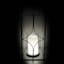 Providence White Metal Outdoor LED Lantern, 13"