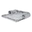 Grey Faux Fur Pet Couch Sofa, Medium