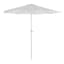 Tracey Boyd Brown Stripe Crank & Tilt Outdoor Patio Umbrella, 9'