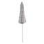 Tracey Boyd Brown Stripe Crank & Tilt Outdoor Patio Umbrella, 9'