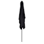 Black Crank Rectangle Patio Umbrella, 6.5x10ft
