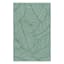 (E518) Found & Fable Teal Palm Bay Leaves Outdoor Accent Rug, 3x4
