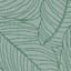 (E518) Found & Fable Teal Palm Bay Leaves Outdoor Accent Rug, 3x4