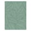(E518) Found & Fable Teal Palm Bay Leaves Outdoor Area Rug, 8x10