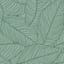 (E518) Found & Fable Teal Palm Bay Leaves Outdoor Area Rug, 8x10