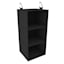 3-Shelf Hanging Closet Storage Organizer, Black