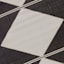 (E491) Crosby St. Fresno Black & Natural Diamond Outdoor Area Rug, 5x7