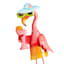 Party Flamingo Metal Yard Stake, 38"