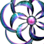 Metal Wind Spinner Yard Stake, 42"