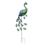 Peacock Yard Stake, 42"