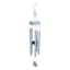 Light Blue Metal & Wood Wind Chime, 31"