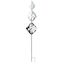 Laila Ali Metal Triple Wind Spinner Yard Pick, 42"