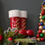 Classic Christmas Red Santa Boots, 12"