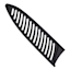 Farberware Ceramic Blade Chef Knife & Sheath, 6"