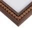 Framed Coffee Bar with Beaded Frame Wall Art, 18x8
