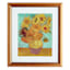 Glass Framed Sunflowers Print Wall Art, 18x21