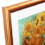 Glass Framed Sunflowers Print Wall Art, 18x21