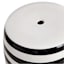 Black & White Striped Plant Stand, 17"