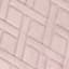 2-Piece Blush Pink Quilted Memory Foam Bath Mat Set, 17x24 & 20x32