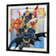 Glass Framed Justice League Print Wall Art, 16"