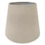 Dark Tan Tapered Drum Small Table Lamp Shade, 7x10x8