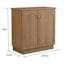 Honeybloom Blair Cabinet, Rustic Natural