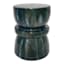 Found & Fable Green Ceramic Plant Stand, 17"