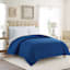 Grey & Navy Reversible Brushed Microfiber Comforter, Twin/Twin XL