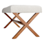 Honeybloom Jordan Chenille Bench, Ivory