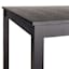 Uptown 5-Piece Wooden Dining Set, Black