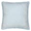 Providence Blue Chenille Throw Pillow with Fringe, 18"