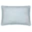 Providence Blue Chenille Throw Pillow with Fringe, 14x20