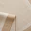 (E514) Fifer Tan Border Outdoor Area Rug, 5x7
