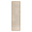 (E514) Fifer Tan Border Outdoor Runner, 2x7