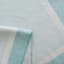 (E516) Fifer Aqua Border Outdoor Accent Rug, 2x4