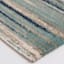 (C203) Tulsa Aqua & Navy Shag Area Rug, 5x7