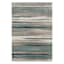 (C203) Tulsa Aqua & Navy Shag Area Rug, 7x10