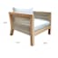 Park City Patio Blonde Acacia Wood Lounge Chair with Rope Accent