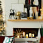 Crosby St Cement Wax LED Pillar Candle, 3x4