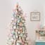 Mrs. Claus' Bakery 2-Count Pink & White Candy Shatterproof Ornaments, 6.3"