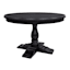 Providence Ava Black Dining Table Top, (Base Sold Separately)