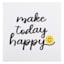 Make Today Happy Canvas Wall Art, 12"