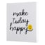 Make Today Happy Canvas Wall Art, 12"