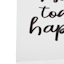 Make Today Happy Canvas Wall Art, 12"