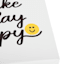 Make Today Happy Canvas Wall Art, 12"