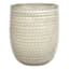 Honeybloom Honeycomb Tall White Outdoor Planter, Medium